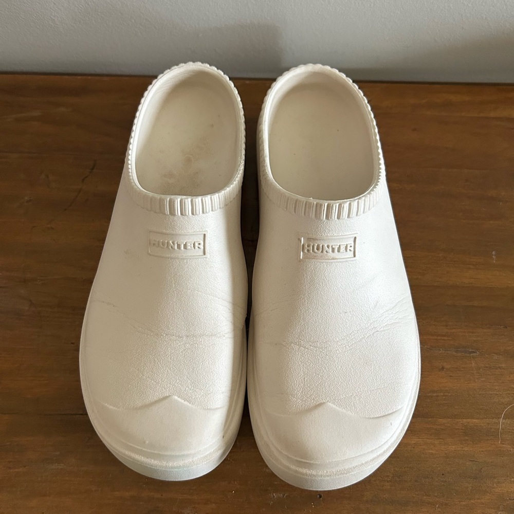 Hunter White clogs - Picture 2 of 5